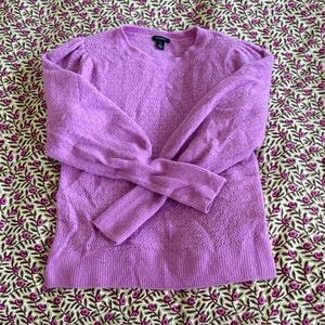 Halogen Pink Textured Knit Sweater